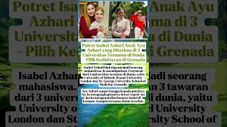 Download lagu potret Isabel Anak Ayu Azhari yang diterima ditiga Universitas ternama dunia #beritaartis mp3 Download lagu potret Isabel Anak Ayu Azhari yang diterima ditiga Universitas ternama dunia #beritaartis mp3