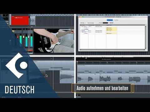 How to record and edit an audio signal | First steps with Cubase AI and LE