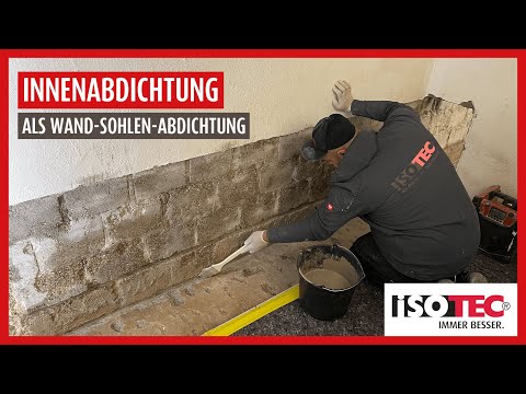 Nasse Wand von innen abdichten | Wand-Sohlen-Abdichtung mit ISOTEC-Nordwest in Cappeln 👨‍🔧