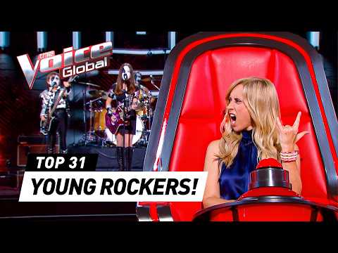 These Young ROCKSTARS Are Killing Their Blind Auditions on The Voice Kids!