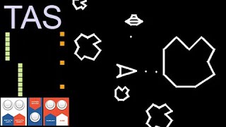 [TAS] Asteroids Arcade (with Piano Roll) 100,000 points in 4:26 min