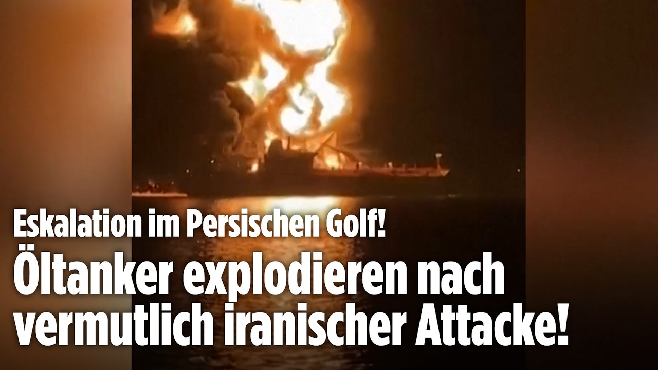 KRIEG IM NAHEN OSTEN: Öltanker vor Irak-Küste in Flammen! Iran-Angriff vermutet!