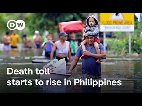 At least two dead as Super Typhoon Fung-wong lashes the Philippines | DW News