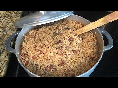 How to make Haitian style rice and beans / Diri kole ak pwa