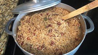 How to make Haitian style rice and beans / Diri kole ak pwa