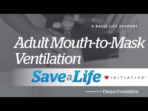 2c. Adult Mouth-to-Mask Ventilation, Basic Life Support (BLS) (2020) - OLD