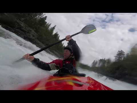 Kayaking Riddarsprånget in Sjoa Norway 2018. Class 4.