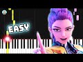 Full Kpop Demon Hunters Golden EASY Piano Tutorial Sheet Music