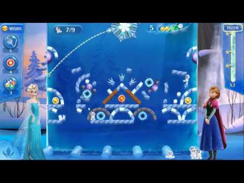 Frozen Free Fall: Icy Shot Level 164 - NO BOOSTERS ☃☃☃
