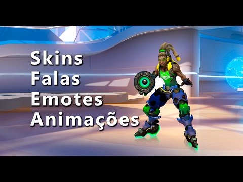 Overwatch Brasil - Lucio - Skins, Emotes, Animações e Falas