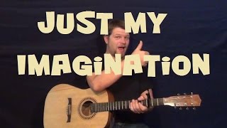 Just My Imagination (The Temptations) Easy Guitar Lesson How to Play Tutorial