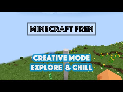 Day 1 Of Exploring Creative Mode In Minecraft!