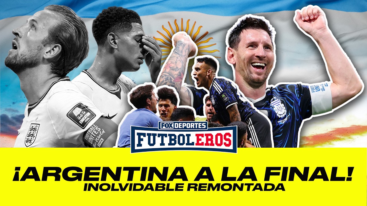 🔥 INGLATERRA VS ARGENTINA | Reaccionamos EN VIVO al segundo tiempo de la semifinal | Futboleros
