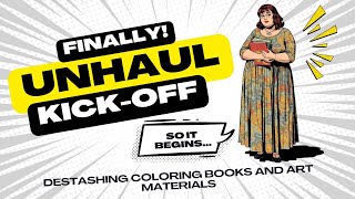 Kicking off my Coloring book and Art materials Destash / Unhaul