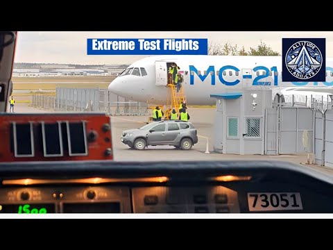 MC-21 Flight Test EXTREME: Russian Airliner Takes on Mountains, Water, Lightning!