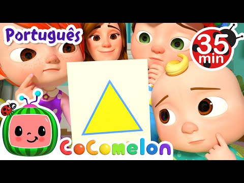 Capa de Figuras e Formas | Melhores Canções de Cocomelon em Português | Músicas Infantis e Desenhos Animados
