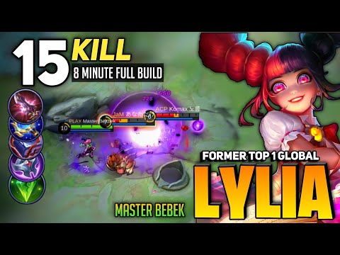 8 Minute Full Build! Lylia Offlane Fast Rotation [ Former Top 1 Global Lylia ] Master Bebek - MLBB