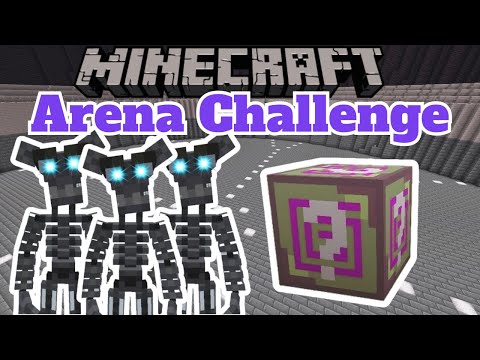 Minecraft: FNAF ENDOSKELETON ARENA CHALLENGE – Lucky Block Mod – Modded Mini-Game