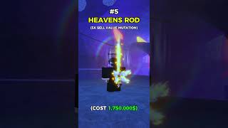 Best money making rods in Fisch!  #roblox  #fisch