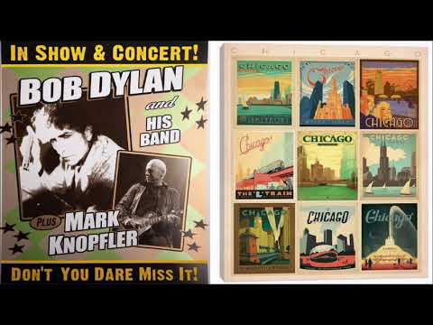 Bob Dylan 2012 US & Canada Fall Tour with Mark Knopfler  - Chicago, IL USA  9th November 2012