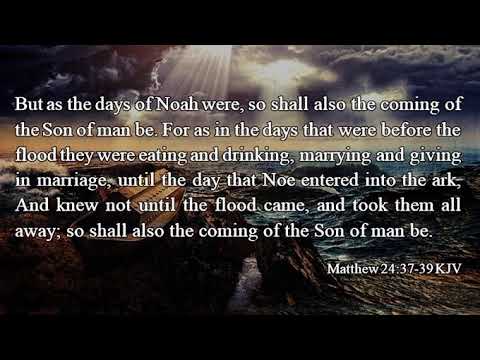 These Are Just Like The Days Of Noah