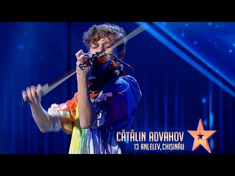 Românii au talent! CĂTĂLIN ADVAHOV | A impresionat juriul cu talentul său de a cânta la vioară!