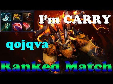 Dota 2 - Liquid.qojqva Plays EarthShaker carrier - Ranked Match : Gameplay !
