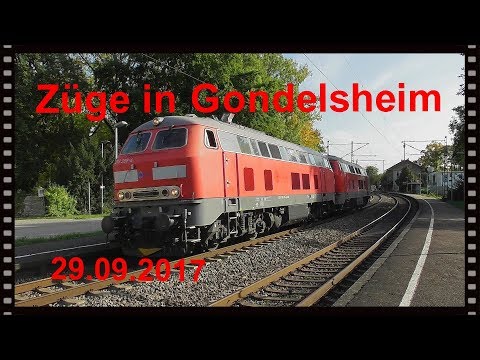 Rastatt Umleiter ||  218 399-4 , 162 005 Hectorrail  || und  mehr in Gondelsheim || 29.09.2017 #3-4