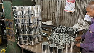 Amazing Skills to Make Cans With Stainless Steel. How It