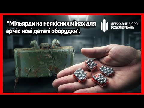 ДБР щодо справи про неякісні міни: на бізнес не тиснемо, йдеться про недопущення поставок в ЗСУ неякісної продукції