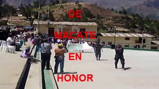 preview picture of video 'INICIO DE LA FIESTA PATRONAL DEL DISTRITO DE MACATE agosto 2013'