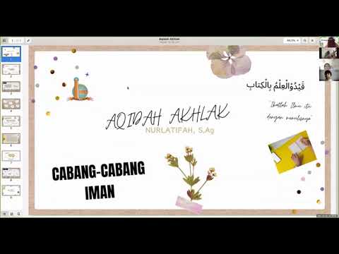 Aqidah Akhlak kelas 4: Cabang cabang iman
