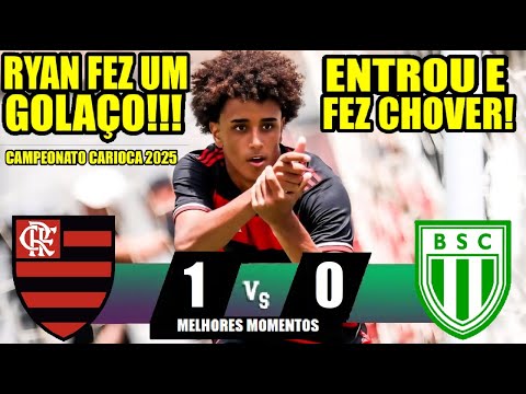 MELHORES MOMENTOS - FLAMENGO 1x0 BOA VISTA - GOLAÇO GOL RYAN ROBERTO - CARIOCA SUB-20 2025