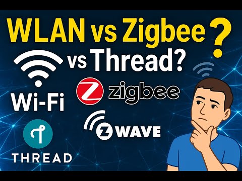 WLAN, Zigbee, Thread oder Z-Wave? Smart-Home-Funkstandards im Vergleich!