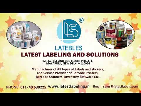 LATEBLES Printed Foil Labels