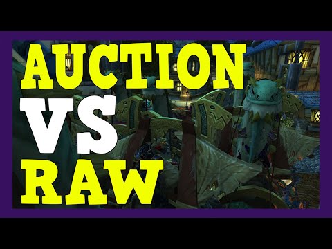 Auction House Vs Raw Gold! 5 Hour Farms | 8.3