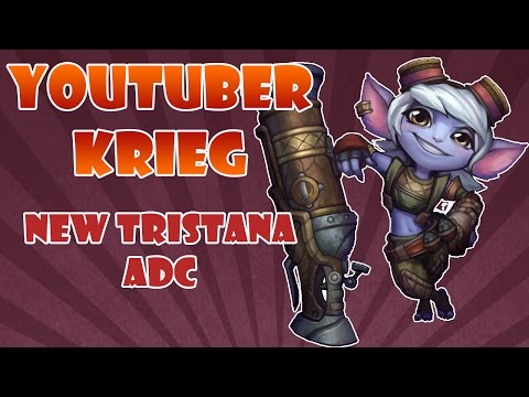 YOUTUBER KRIEG ! | NEW TRISTANA ADC - LUSOR VS MRMAIKAP