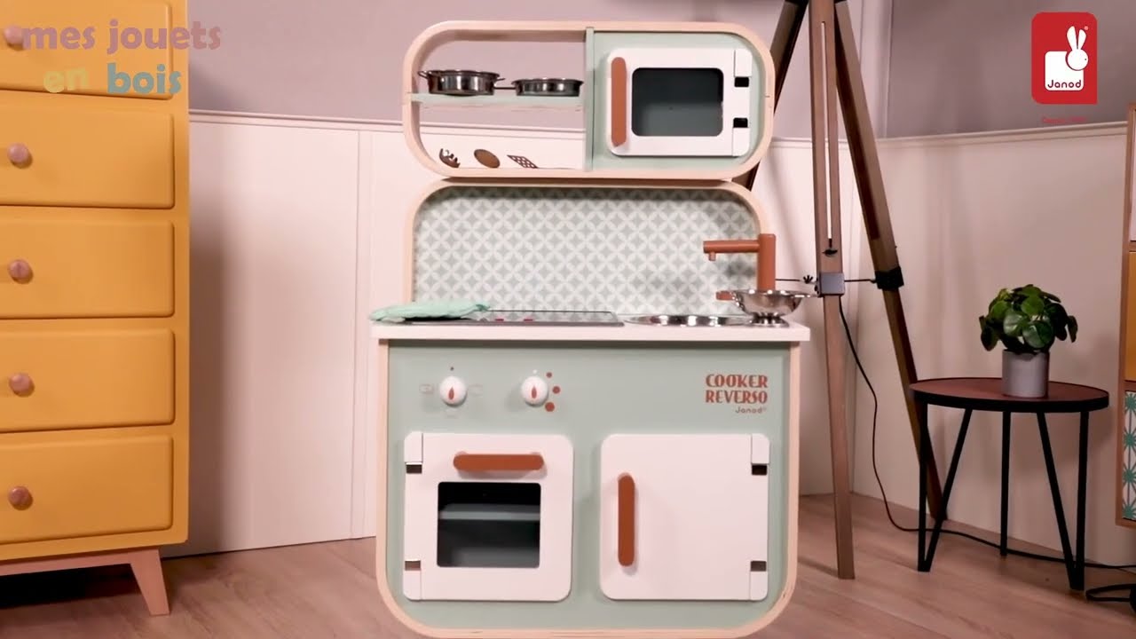 Grande cuisine en bois pour enfant - Cooker Reverso