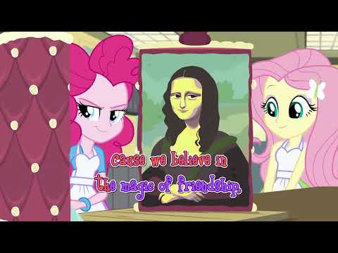 My Little Pony: Equestria Girls Friendship Games - 'The CHS Rally Song' Sing-Along