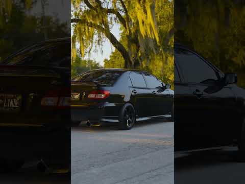 Toyota Corolla Altis 2007 Black Colour Modified | Rims | Air Supensions | Storm The Carguy