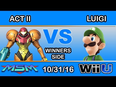 MSM 72 - Act II (Samus) Vs. eM | Elegant (Luigi) Winners Side - Smash Wii U