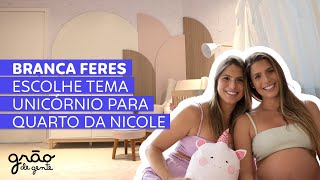 BRANCA FERES ESCOLHE QUARTO DE UNICÓRNIO PARA A SUA BEBÊ! 🦄