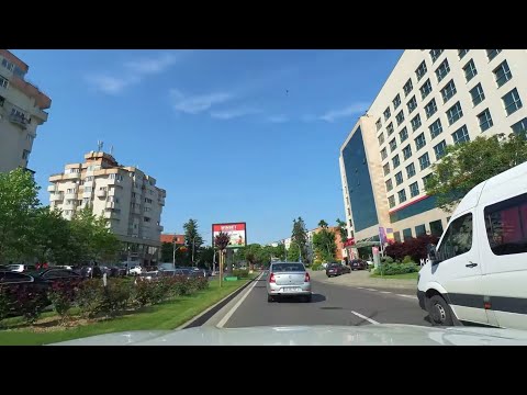 Driving in Pitesti Romania