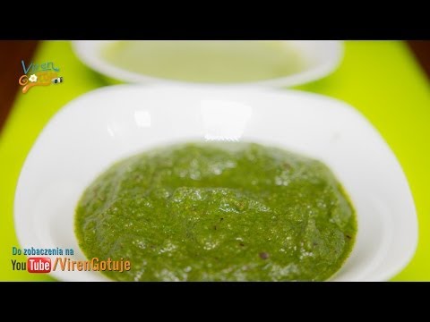 Pudina chutney- miętowy sos | Kuzyn Hindus