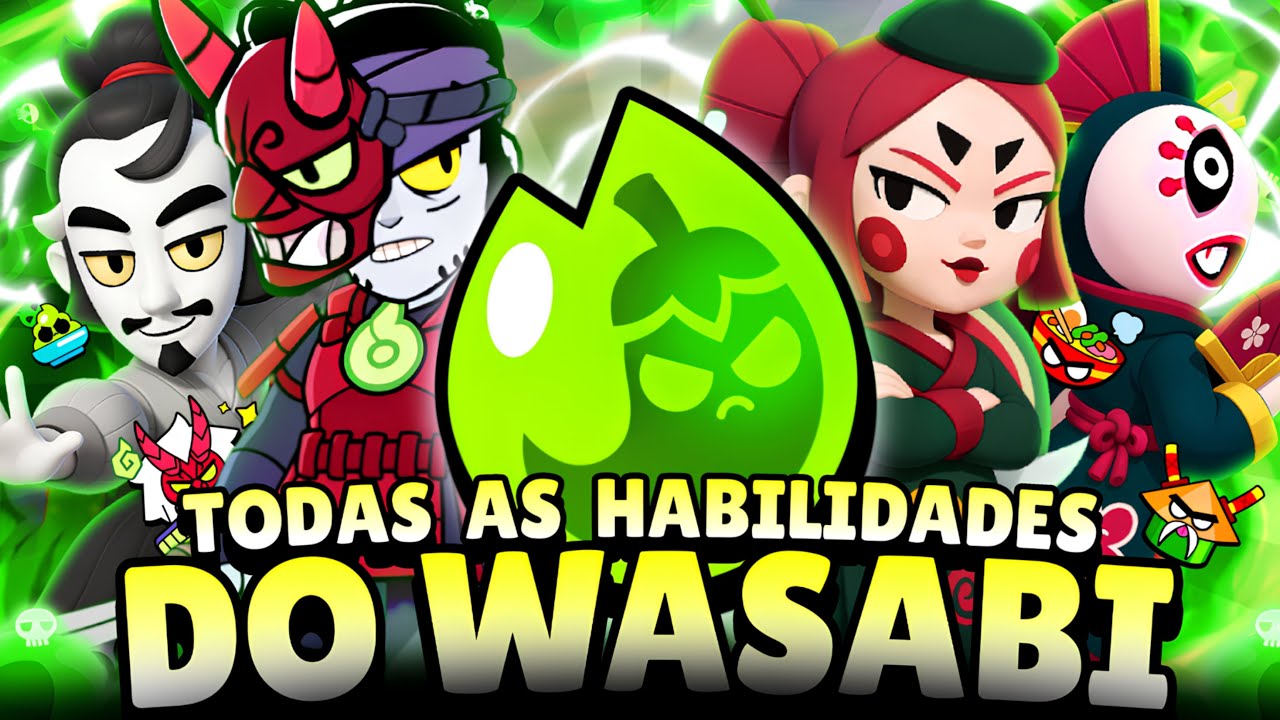RANQUEANDO TODAS AS HABILIDADES WASABI DE PIOR ATÉ MELHOR NO BRAWL STARS! #brawlstars #sneekpeek