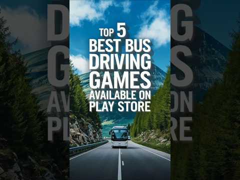 Top 5 bus driving games available free on Play store #bussimulatorindonesia #bus #games #shorts