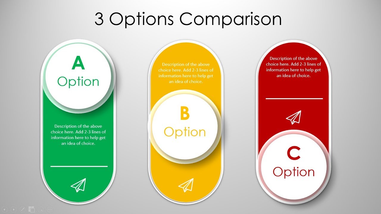 List /3  Options - Animation PowerPoint Slide Tutorial | FREE Template Download for Project Managers