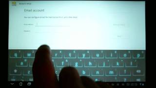 How to Use an Android Tablet - Email Setup