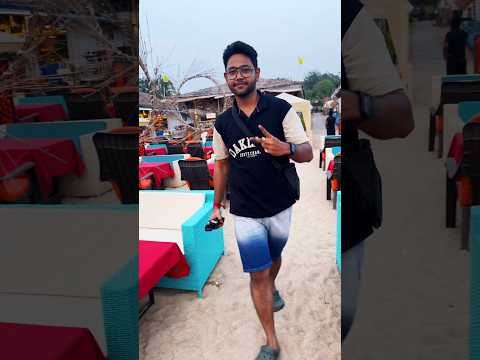 Goa vale beach pe | #shorts #goa #viral