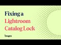 Fixing A Lightroom Catalog Lock